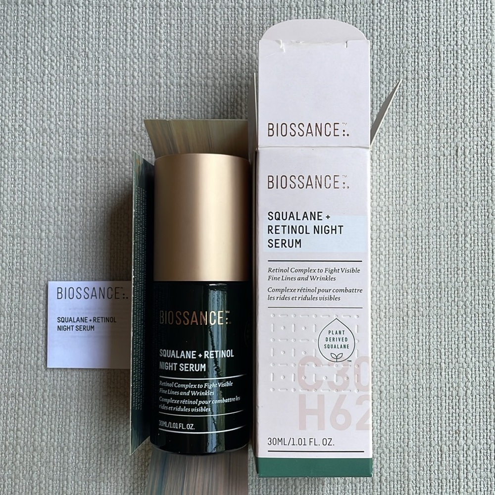 Biossance Squalane + Retinol Night Serum